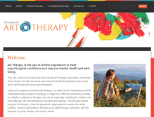 Tablet Screenshot of njarttherapy.org